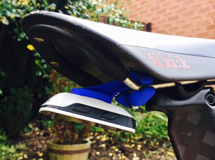 Garmin Saddle Mount - Track Cycling 3d printed Fitted to my track bike