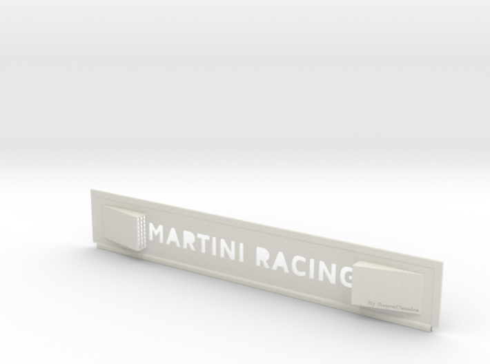 Lancia Delta 1 &quot;Martini Racing&quot; window Shield 1 3d printed