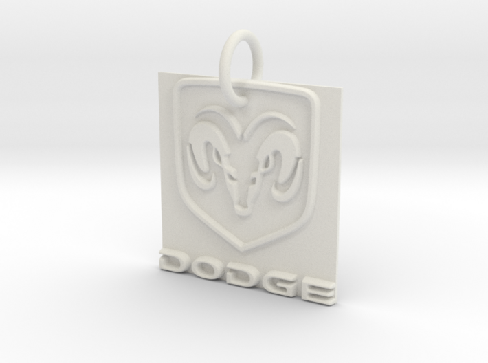 Dodge Pendant 3d printed