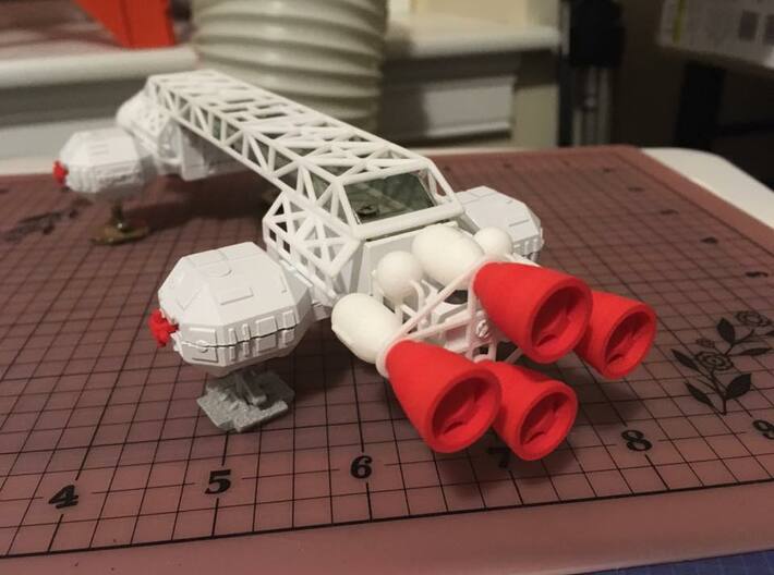 Dinky Space 1999 Eagle Engine Tanks Enhancement 3d printed