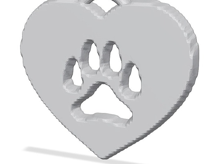 heart paw 3d printed