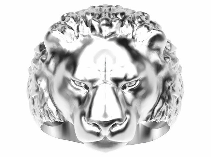 Lion Ring New 3d printed 