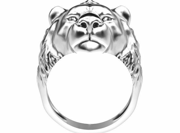 Lion Ring New 3d printed 