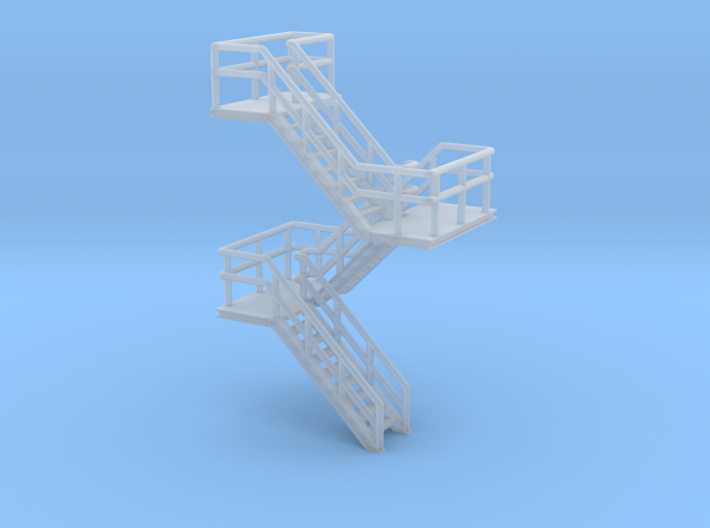 N Scale Staircase H35.2mm 3d printed