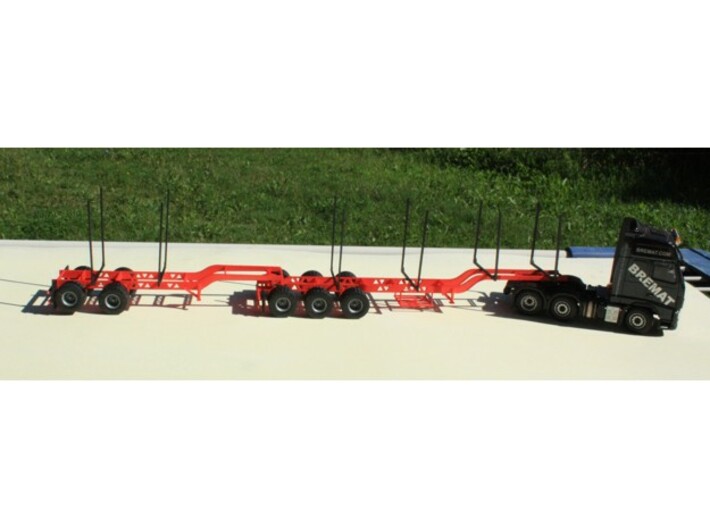 000102a Looger Trailer 1:50 3d printed 