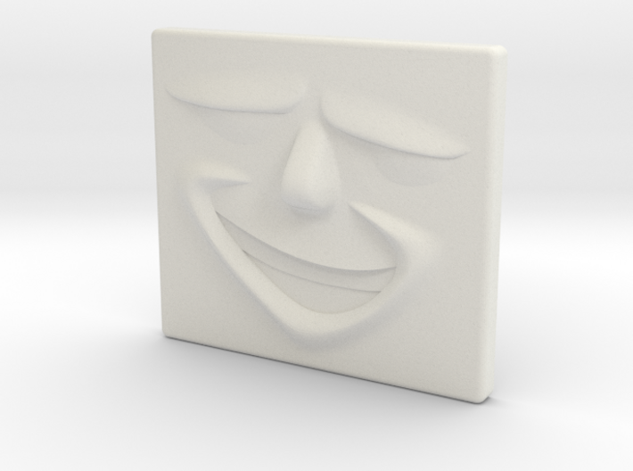 Smug Face 3d printed