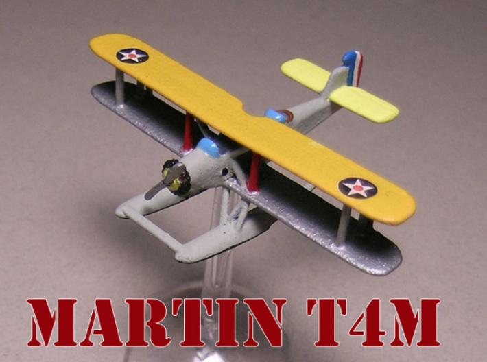 Martin T4M (two airplanes set) 1/285 6mm 3d printed Martin T4M &quot;Torpedo Truck&quot; (floats) painted by Fred O.