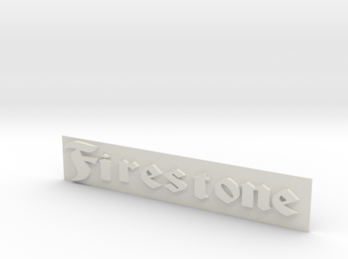 firestone sign 3d printed