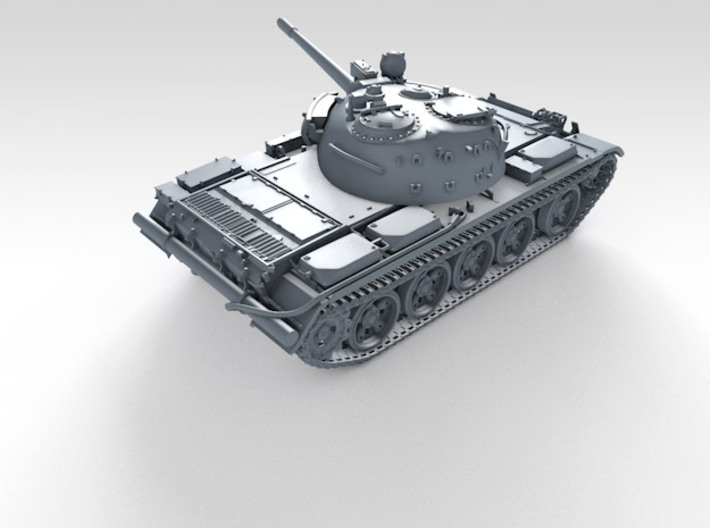 1/120 (TT) Russian T-55M1 Main Battle Tank 3d printed 3d render showing product detail