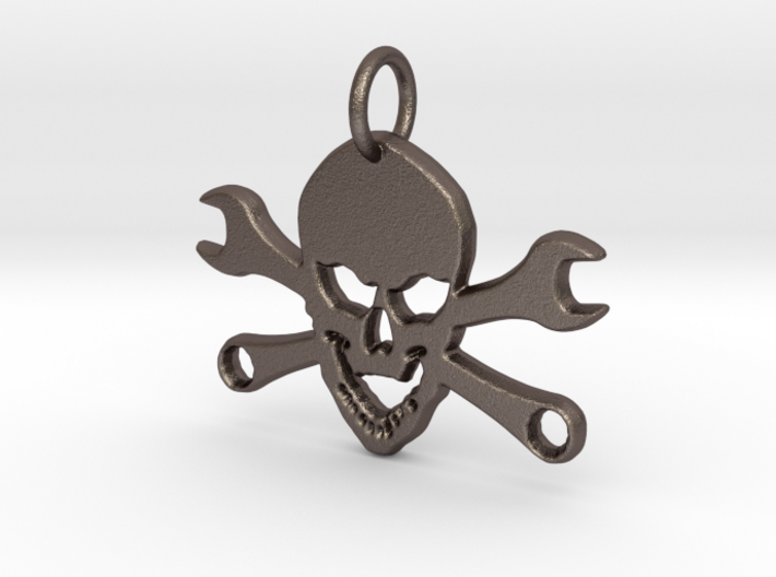 Skull and cross toolkeys Pendant 3d printed 