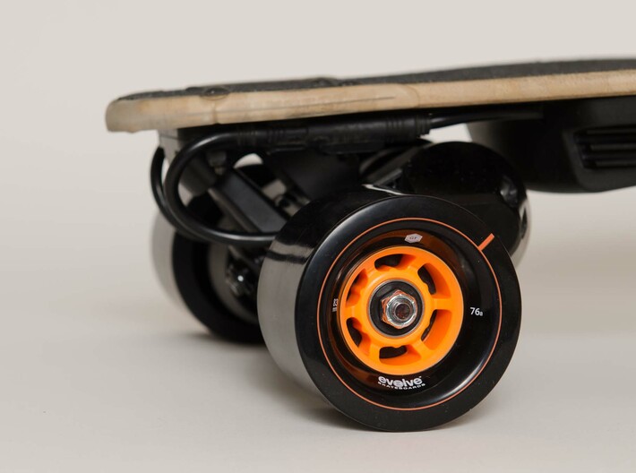 Evolve GT 83mm Wheel Hack for Boosted Board V2 3d printed