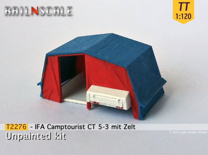 IFA Camptourist CT 5-3 mit Zelt (TT 1:120) 3d printed