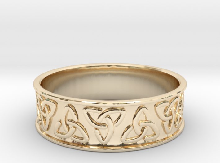 The Ancient Celtic Ring 3d printed