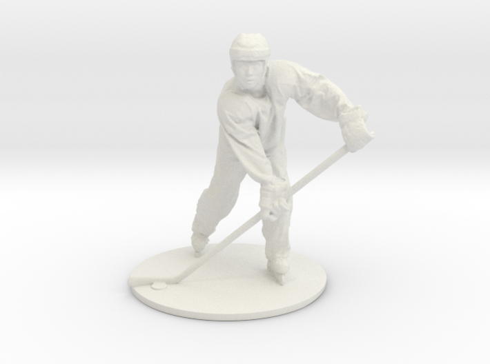 Scanned Hockey Player -15CM High 3d printed