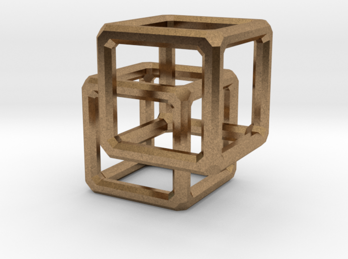Interlocking cubes 3d printed
