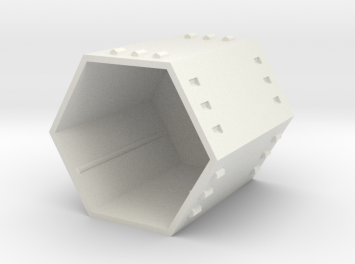 Hex Modular Shelving: Frame 3d printed