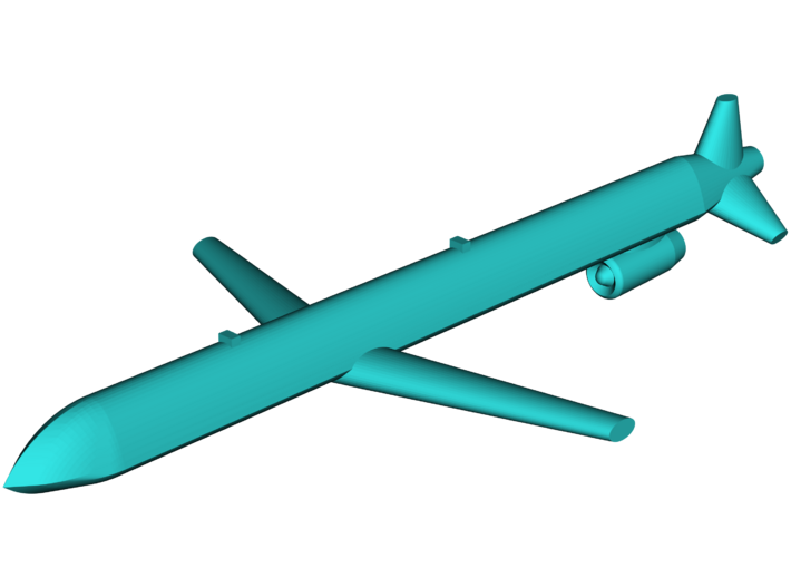Kh-101 Cruise Missile 3d printed