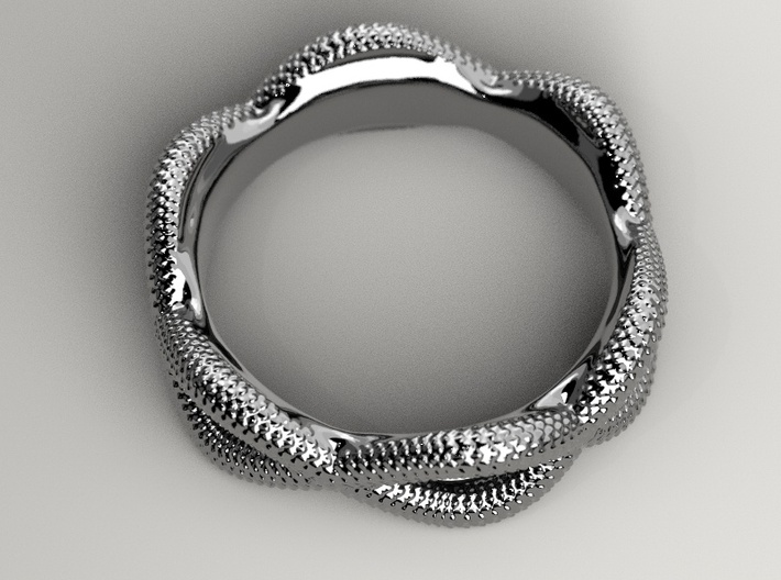Lizard Ring 3d printed 