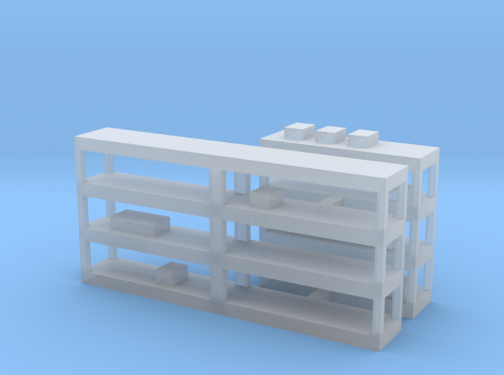 Shelving With Clutter 3d printed 