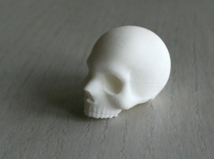 Skull Magnet 3d printed