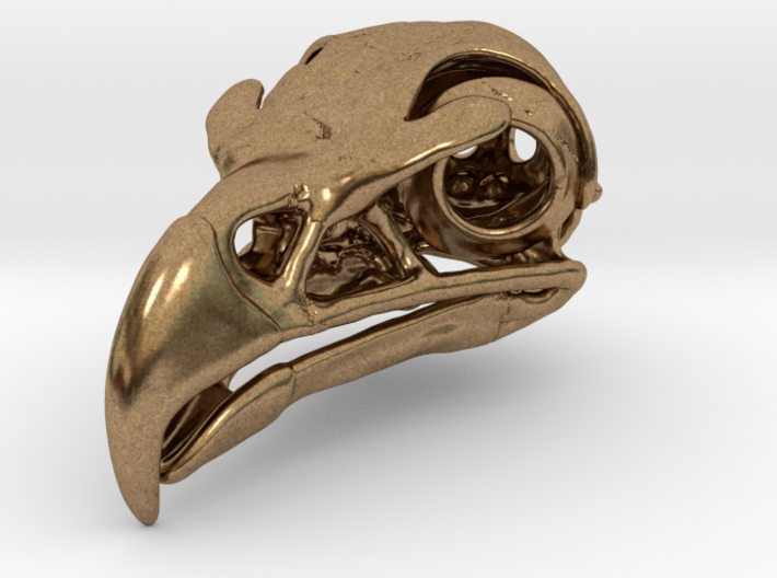 Eagle Skull Pendant 3d printed
