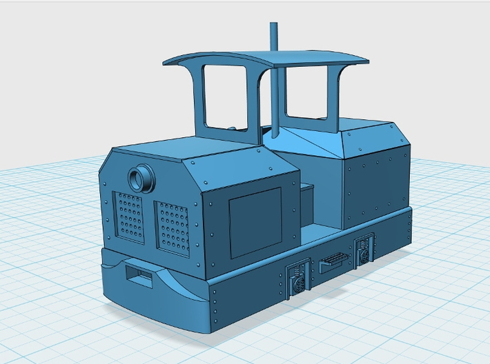 Vikfors diesel loco 3d printed