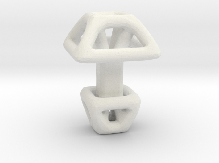 Square Cufflink 3d printed