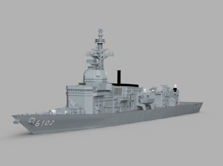 1/1800 Experimental Ship JS Asuka 3d printed Computer software render.The actual model is not full color.