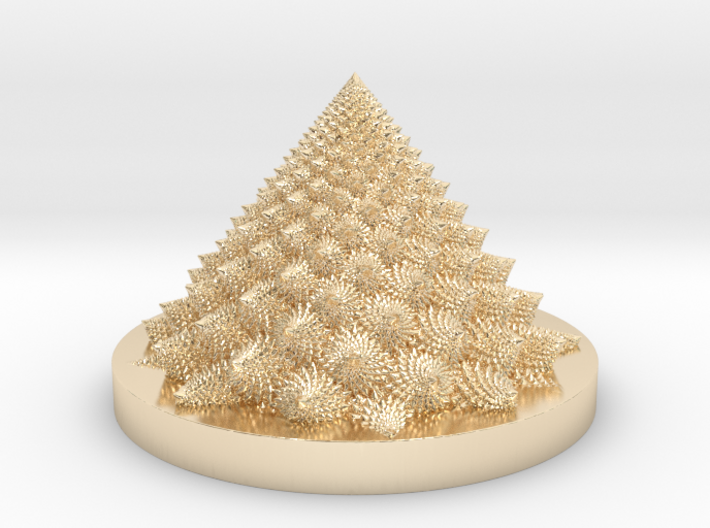 Romanesco fractal Bloom zoetrope 3d printed