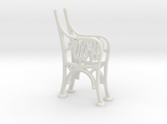 Victorian Railways Bench Seat Ends 1:19 Scale 3d printed