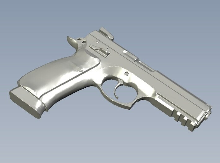1/15 scale Ceska Zbrojovka CZ-75 pistols x 5 3d printed 