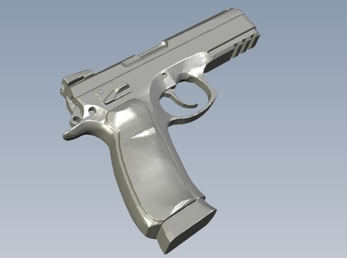 1/15 scale Ceska Zbrojovka CZ-75 pistol x 1 3d printed 
