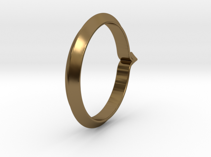 Shapesweeper Rectangular Basic Ring 3d printed 