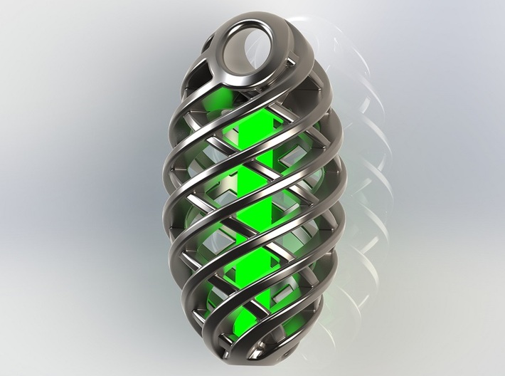 Tritium Pendant 1 (All Materials) 3d printed 