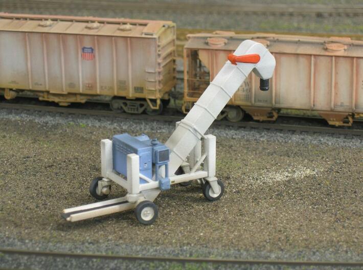 S scale1/64 Conveyor Unloader (Transloader) 3d printed This is my HO version on a friends layout.