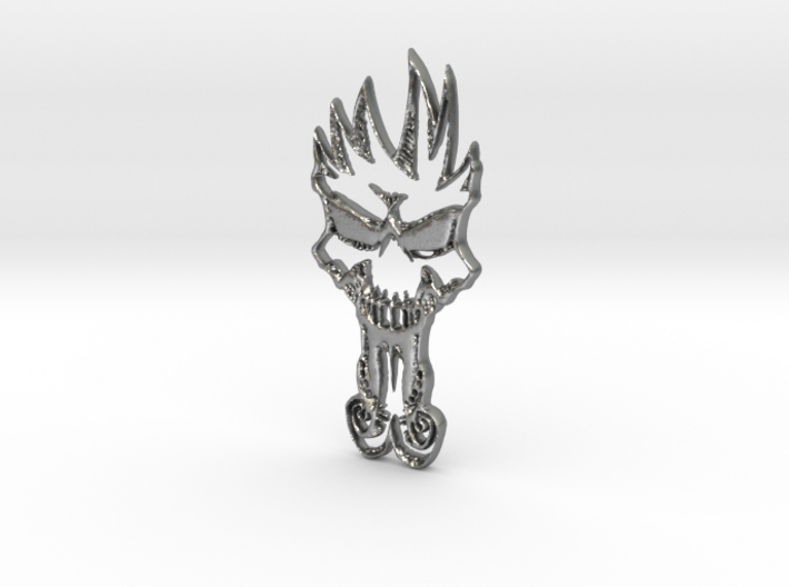 skull Keychain 3d printed