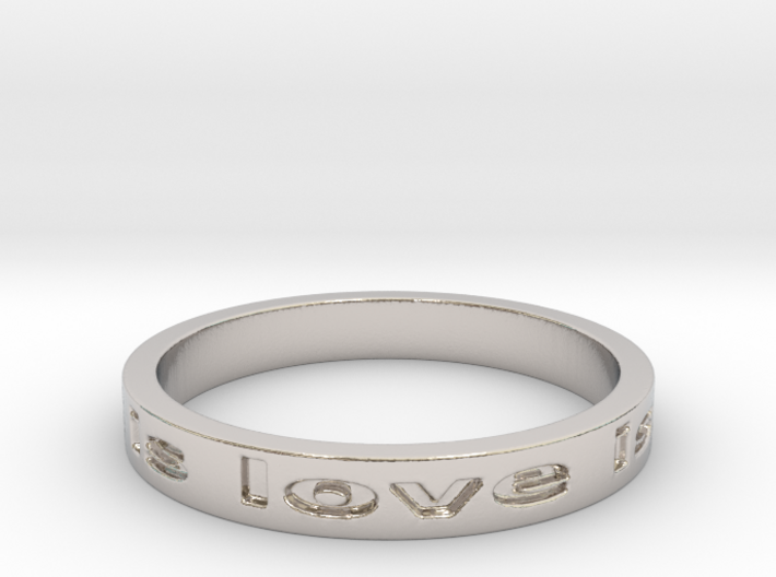love is all you need Ring 8.25 3d printed