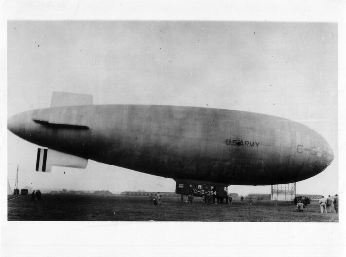 US ARmy Airship "TC-12-264" 1/350 scale 3d printed photo: Eric Brothers collection