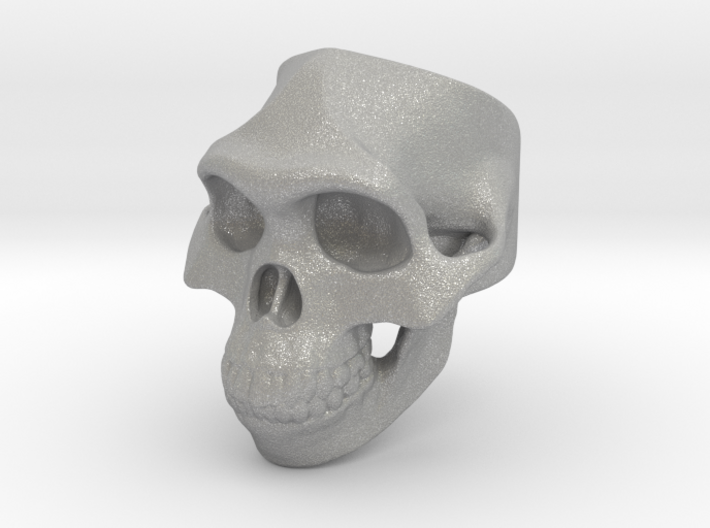 Lucy Skull Ring size 12 3d printed