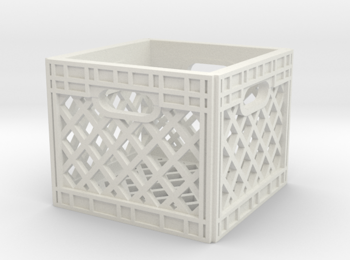 1:10 Scale Milk Crate 3d printed