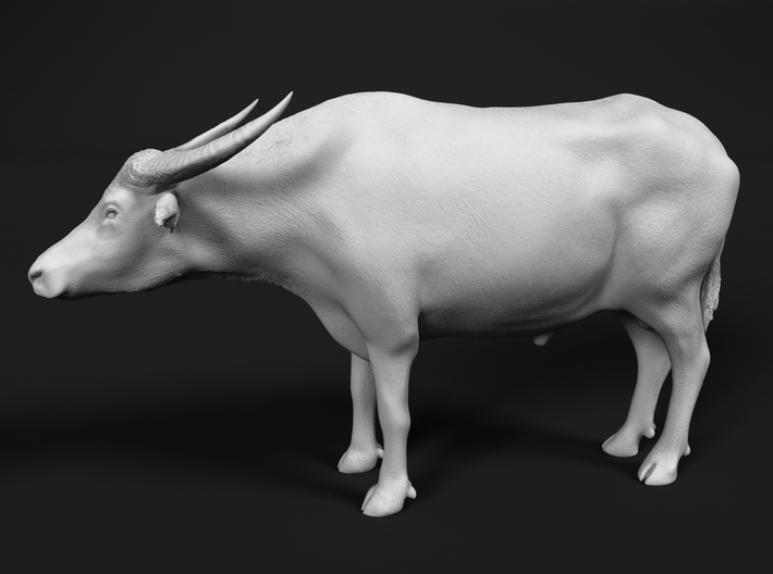 Domestic Asian Water Buffalo 1:12 Standing Male 3d printed