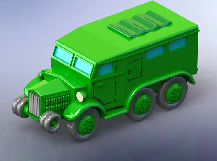 French Lorraine 28 Troop Carrier 1/285 6mm 3d printed 