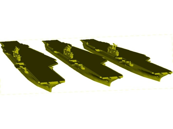 1/1800 scale USS Coral Sea CV-43 aircraft carrier 3d printed