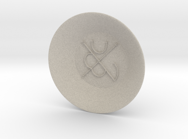 Seal of Mars Charging Bowl (large) 3d printed