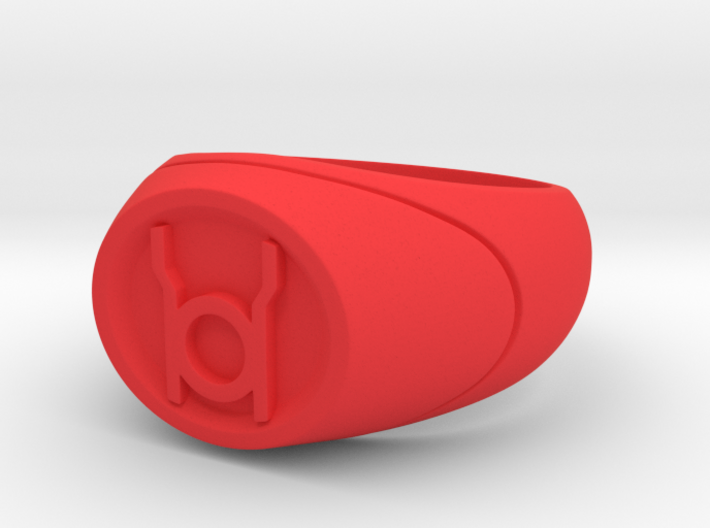 22.2 mm Red Lantern Ring - WotGL 3d printed