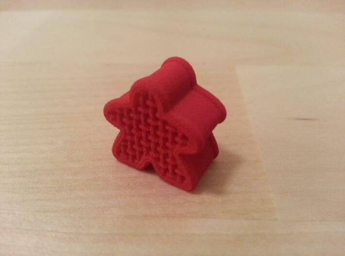 Woven Meeple 3d printed