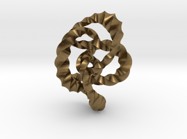 Knot 8₂₀ (Twisted square) 3d printed
