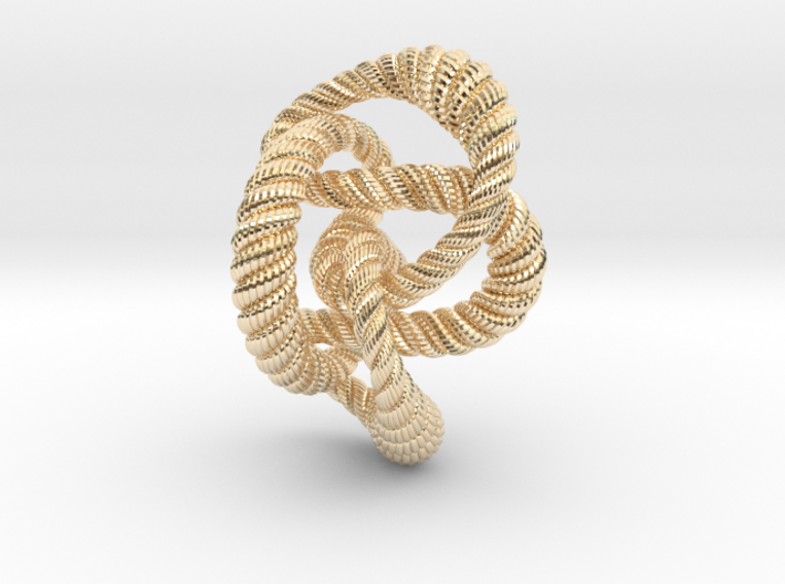 Knot 8₂₀ (Rope with detail) 3d printed