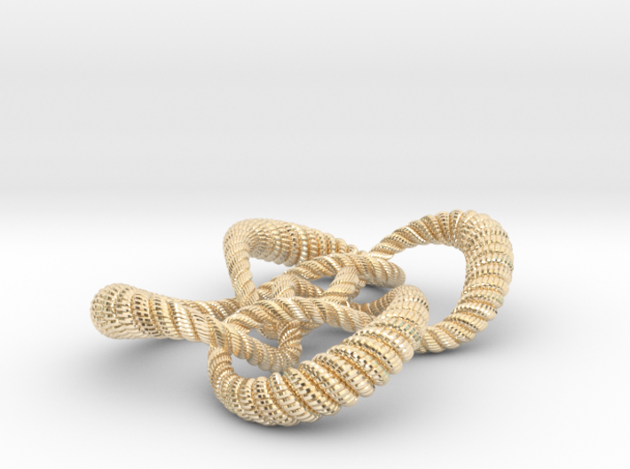 Symmetrical knot (Rope with detail) 3d printed