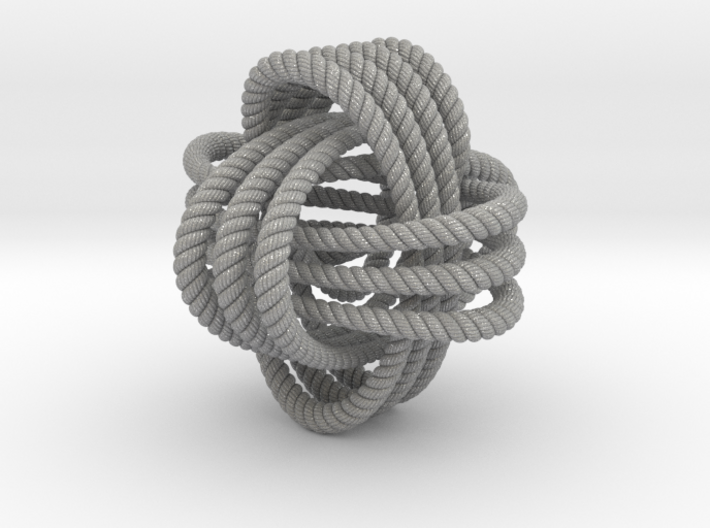 Monkey's fist knot (Rope with detail) 3d printed